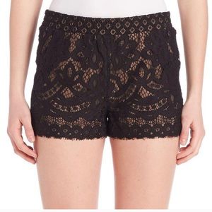 BCBG MaxAzria Lilli Floral Lace Shorts NWT